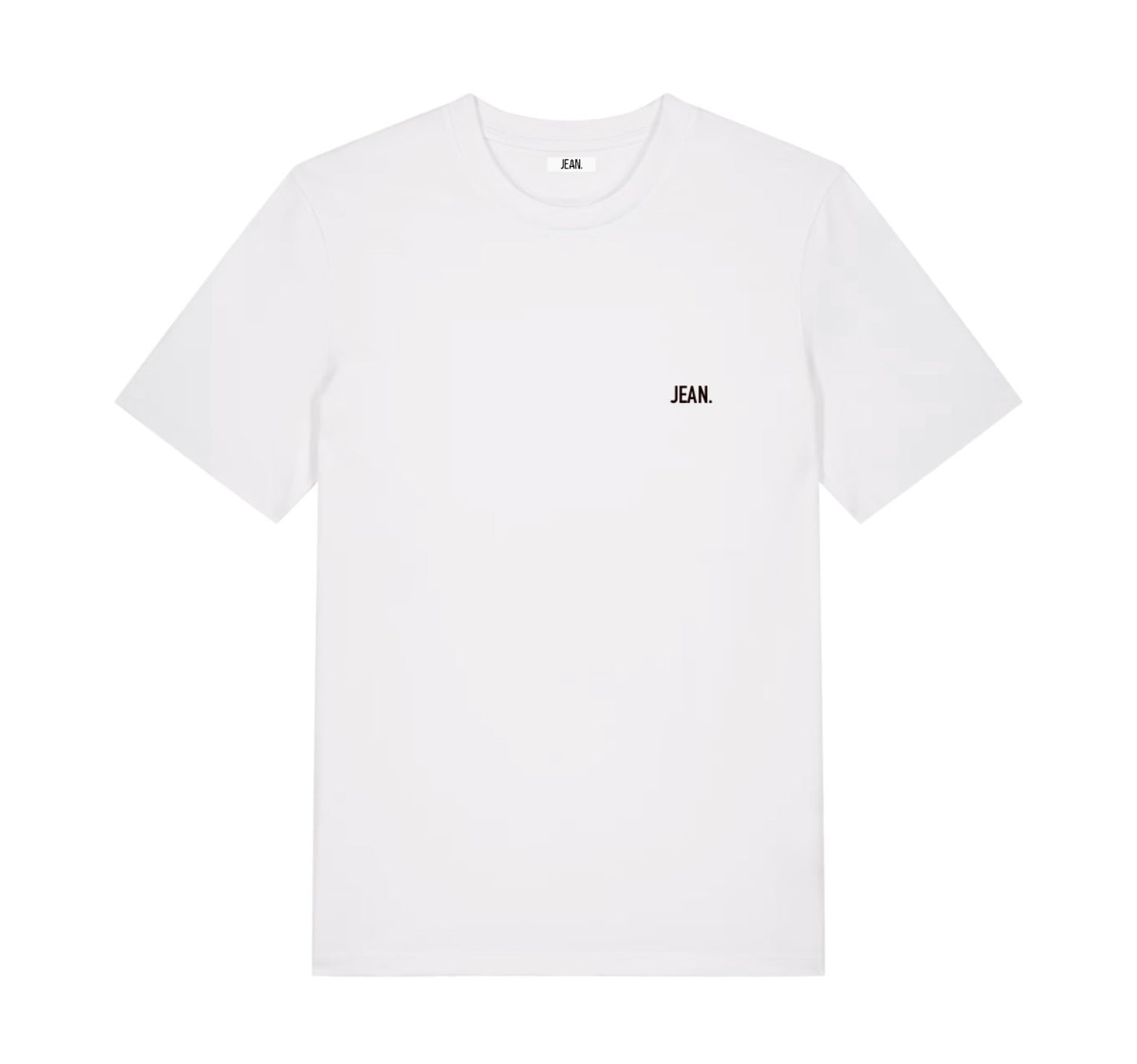 T-shirt met Backprint logo - Wit