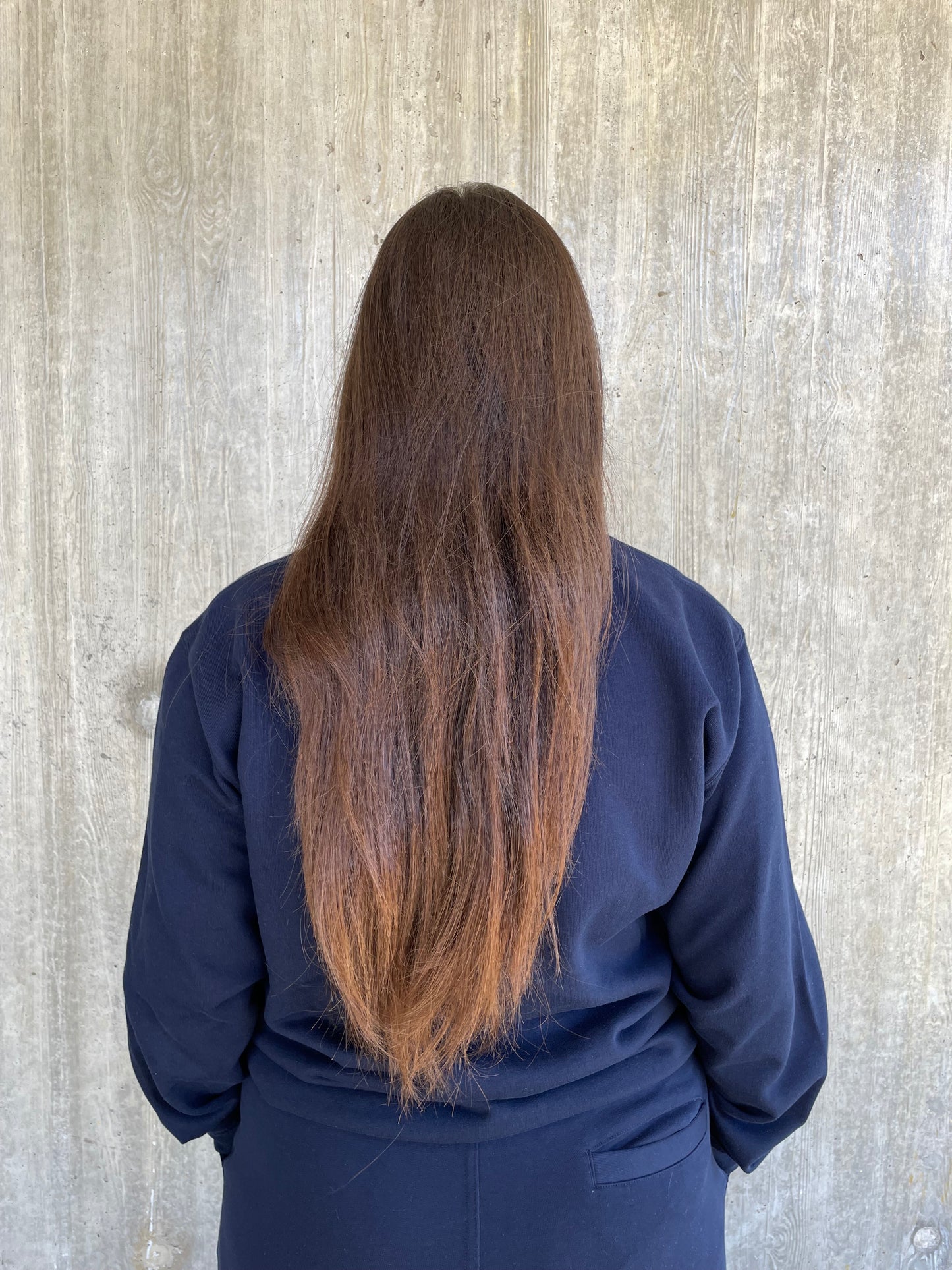 Sweater met basic logo - Donkerblauw