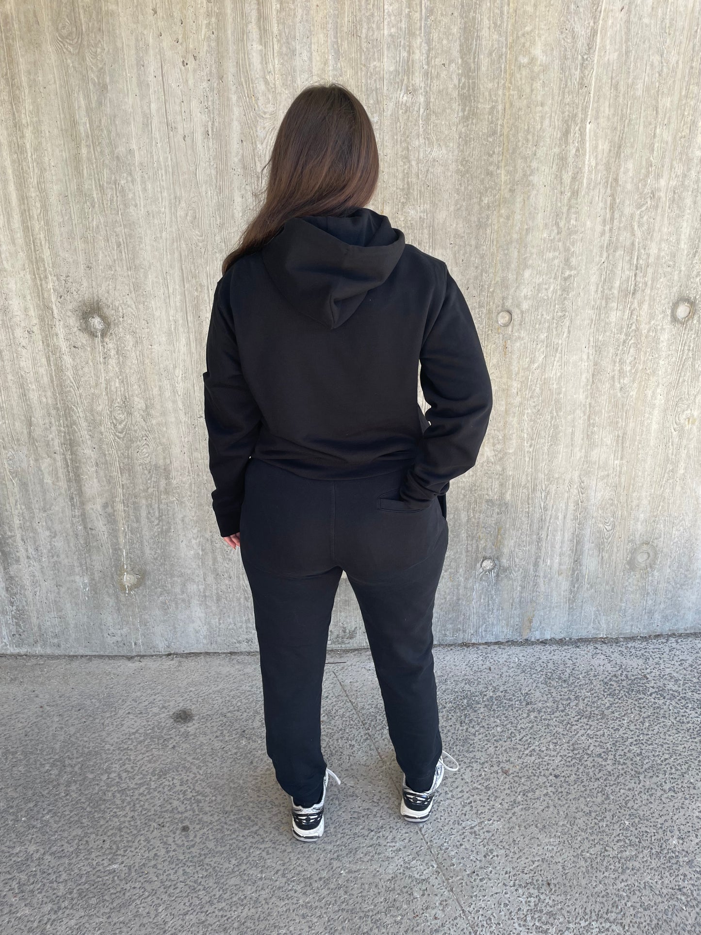 Trainingspak met hoodie - Zwart