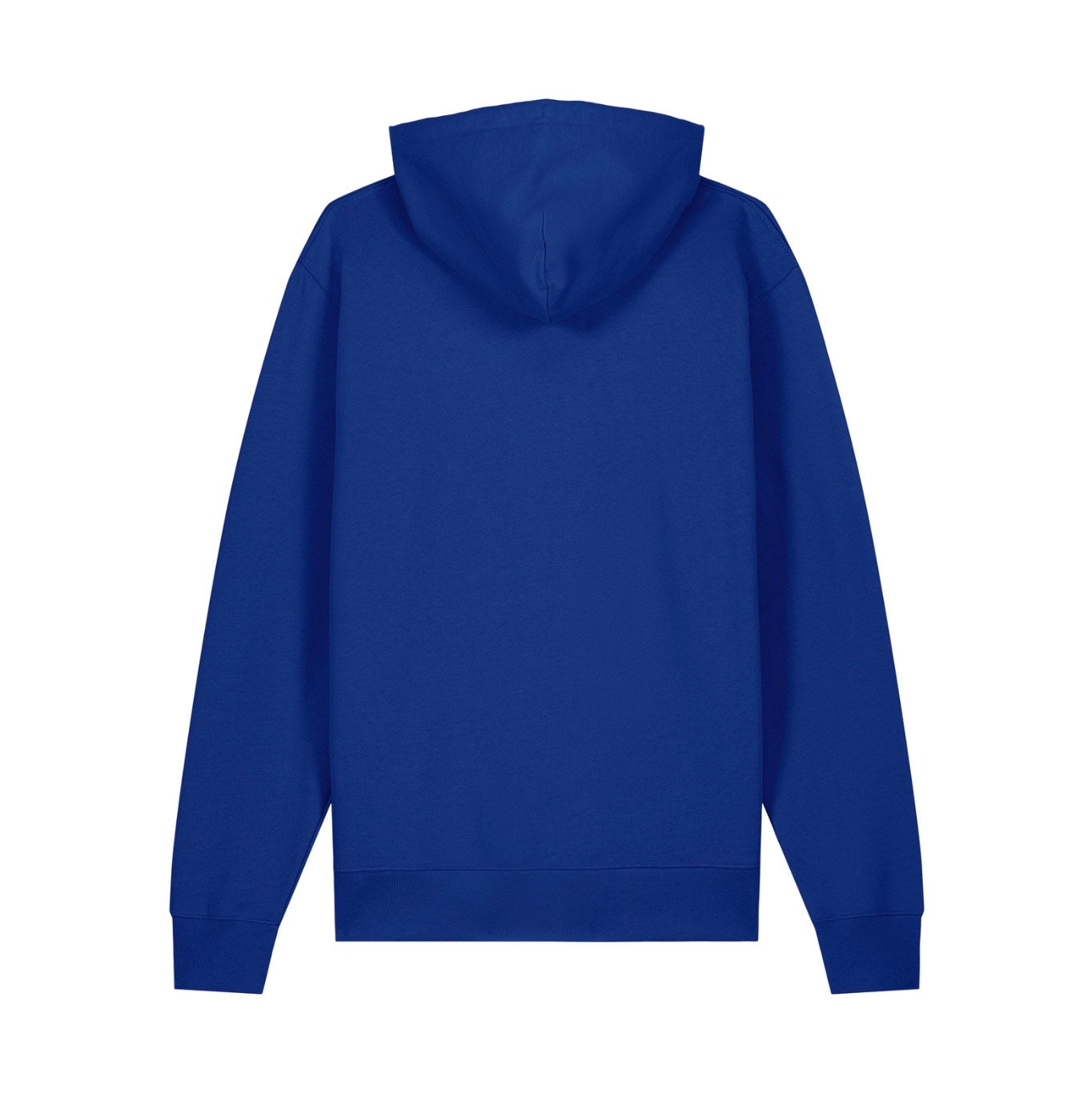 Hoodie met basic logo - Fel blauw