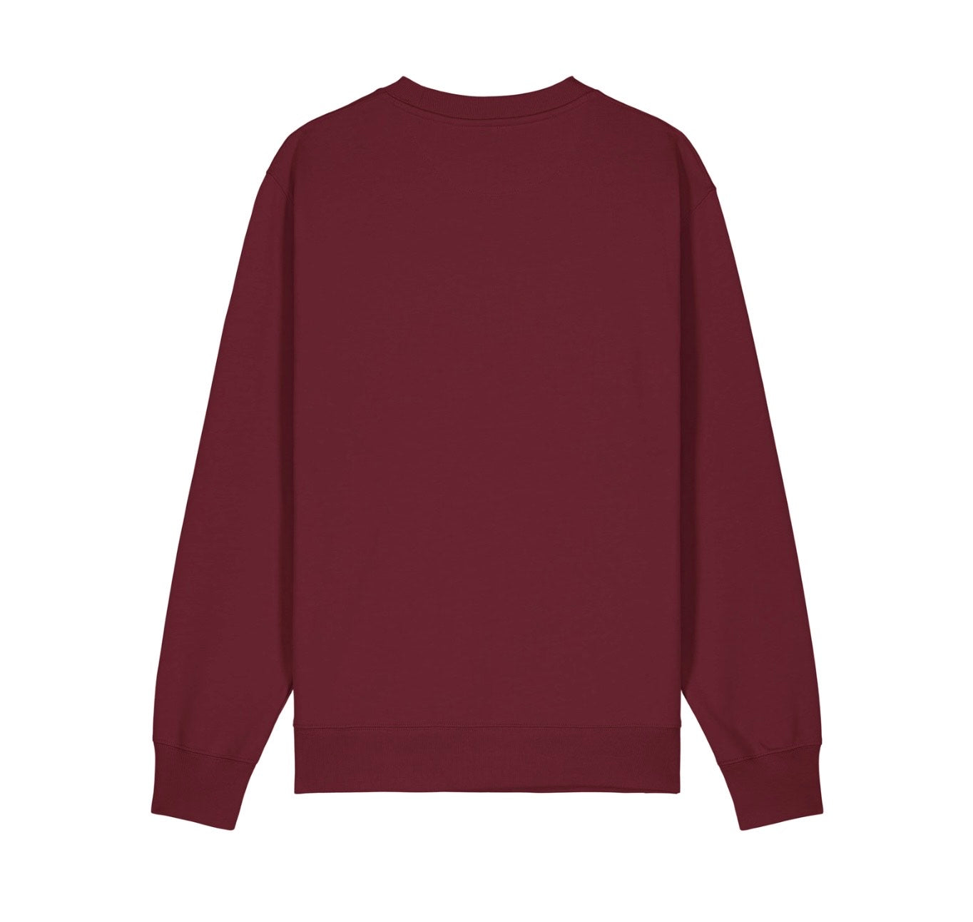 Sweater met basic logo - Burgundy