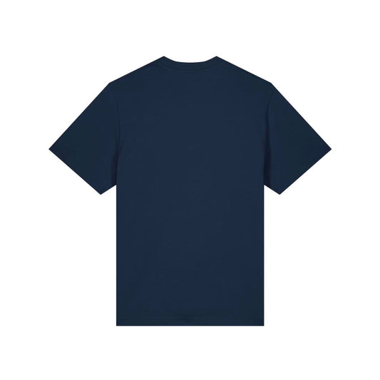 T-shirt met groot logo - Donkerblauw