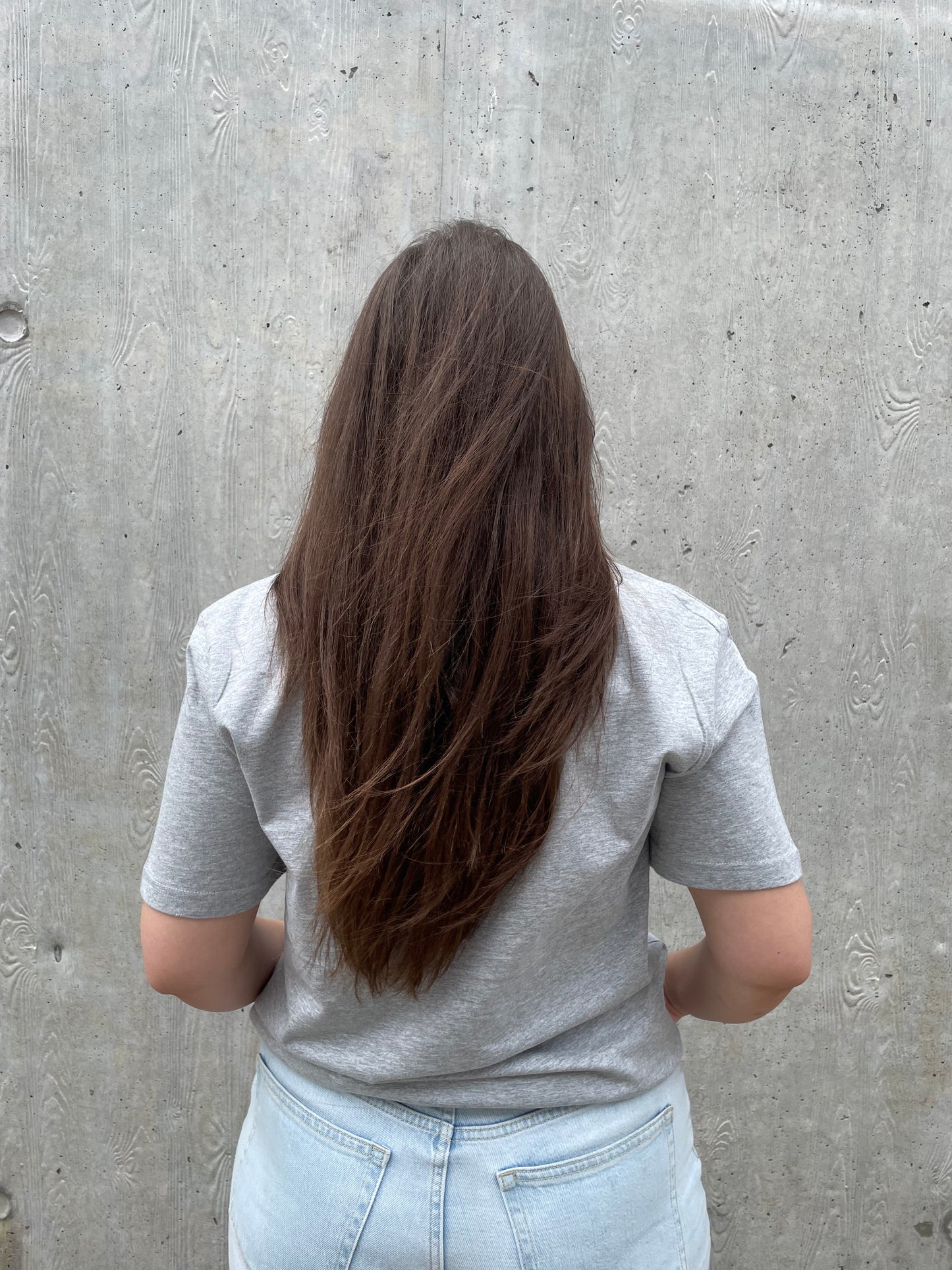 T-shirt basic logo - Grijs