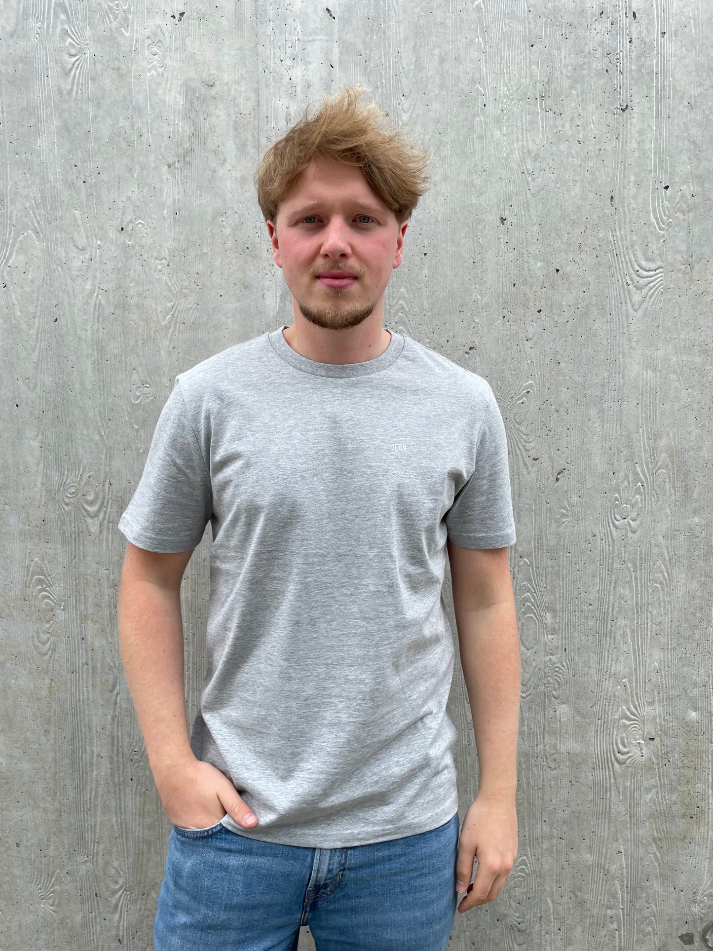 T-shirt basic logo - Grijs