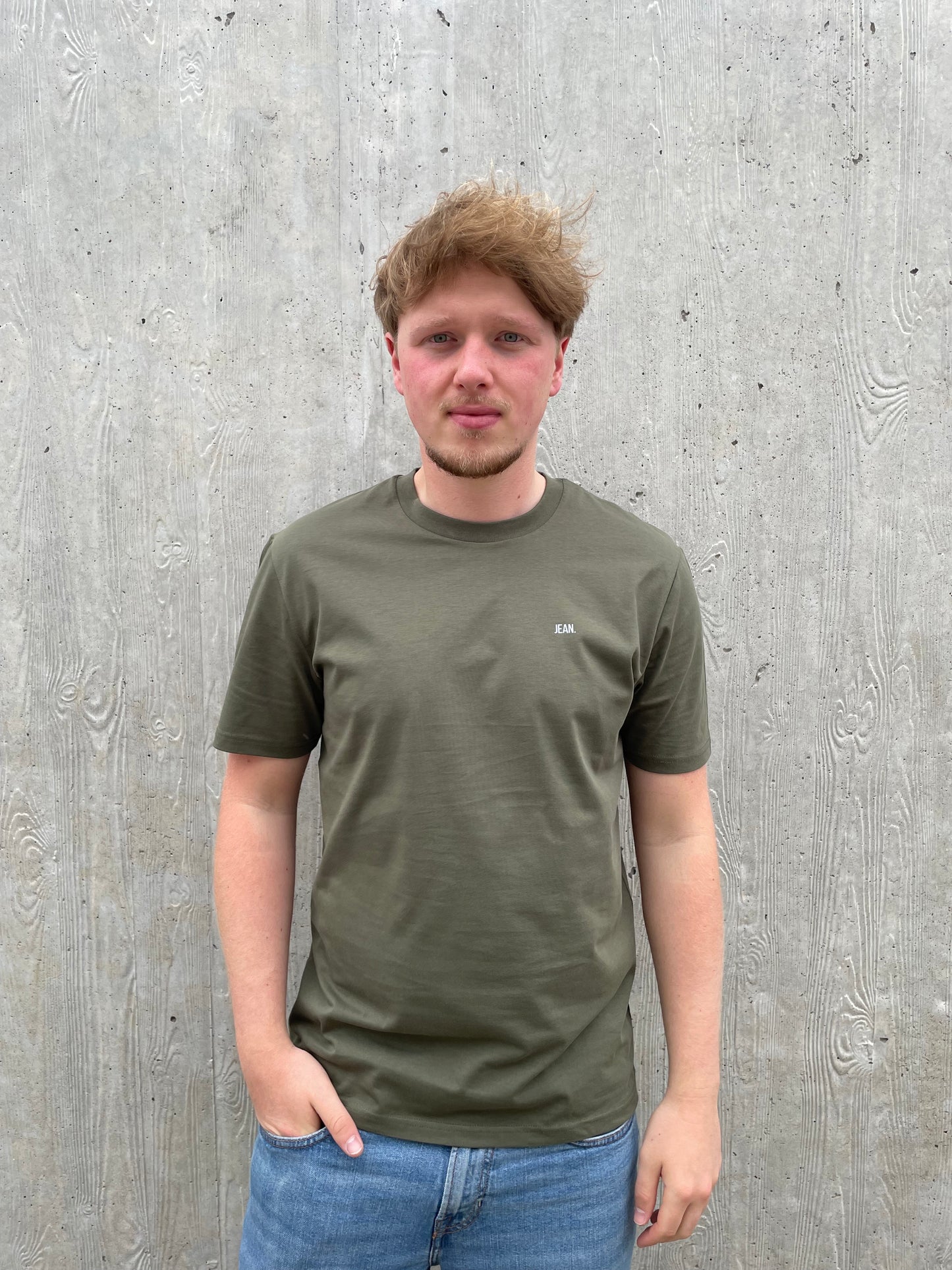 T-shirt basic logo - Khaki