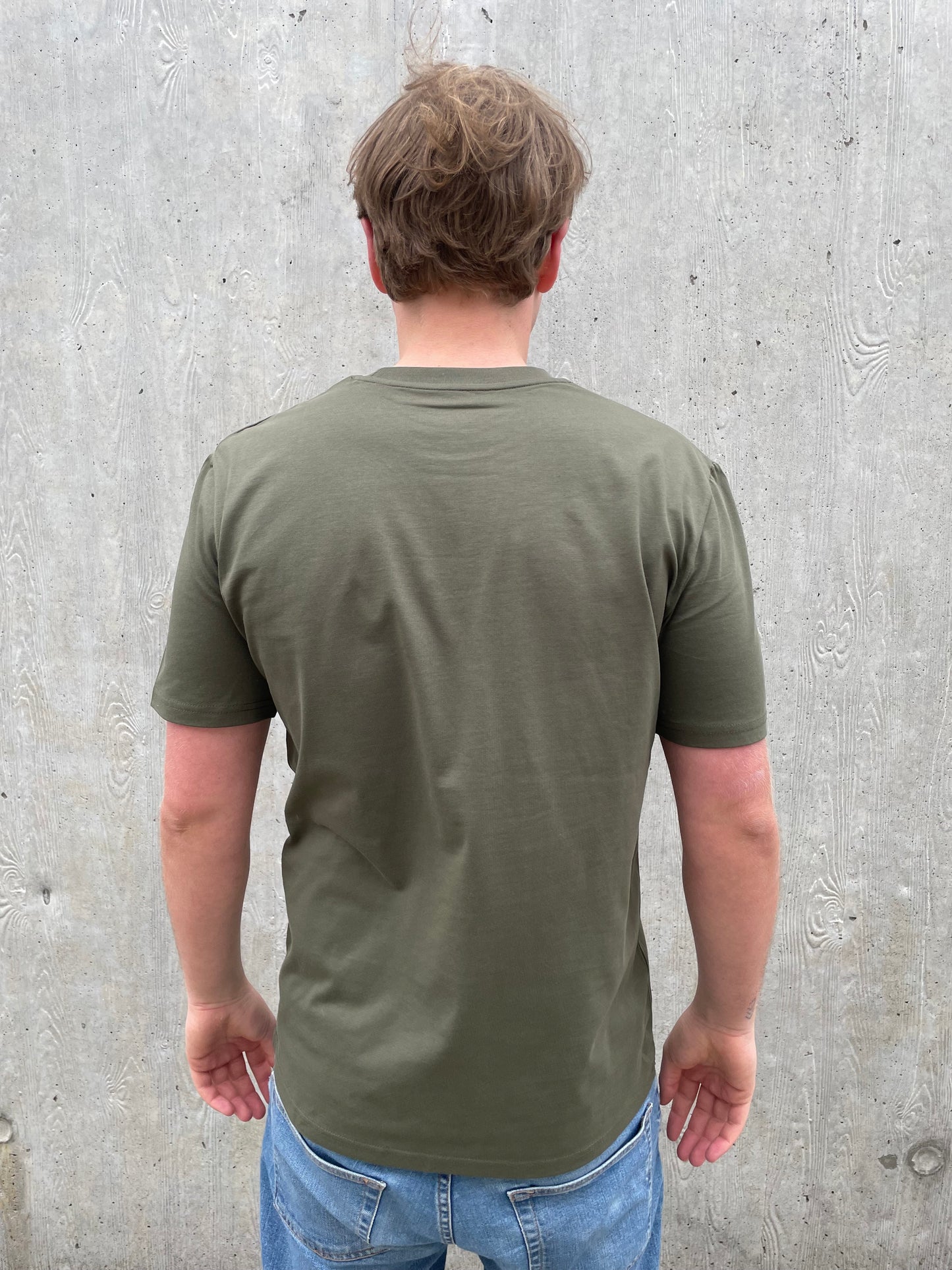 T-shirt basic logo - Khaki