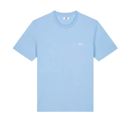 T-shirt basic logo - Lichtblauw