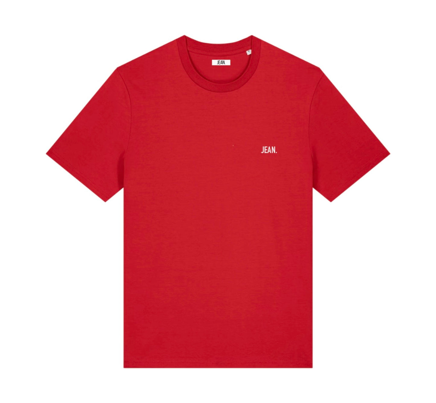T-shirt met Backprint logo - Rood