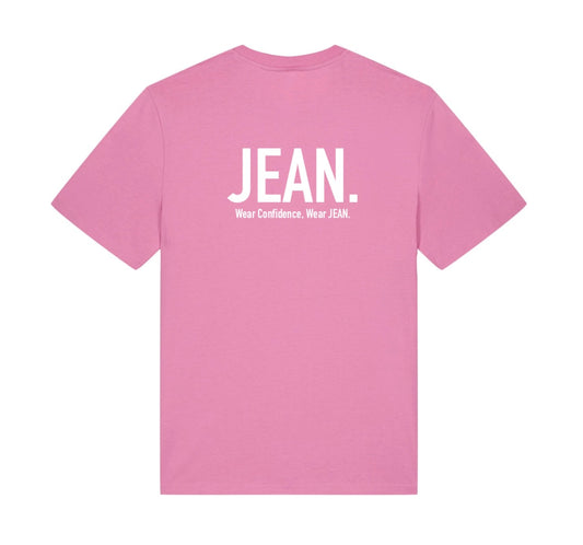 T-shirt met Backprint logo - Roze
