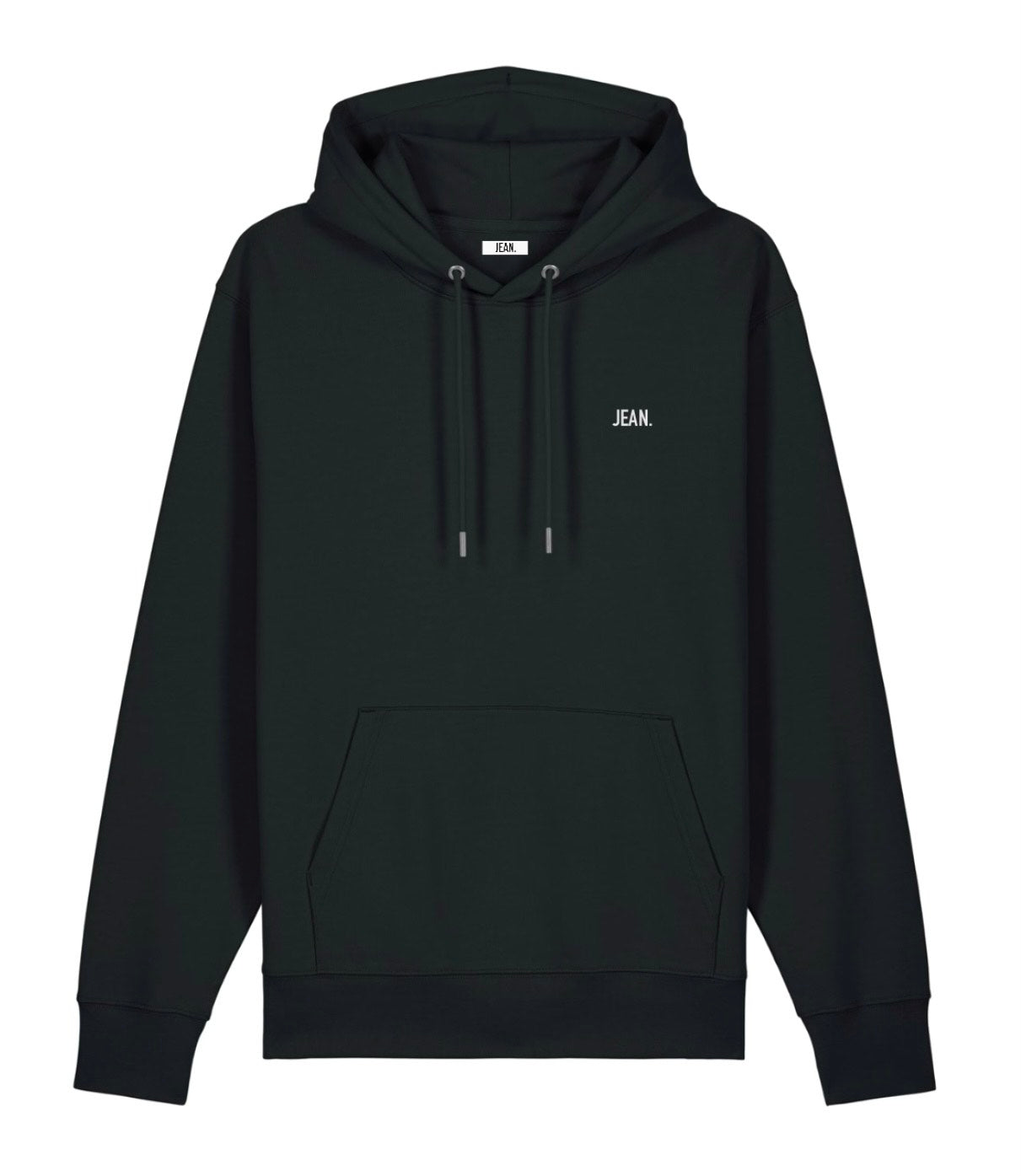 Hoodie met basic logo - Zwart