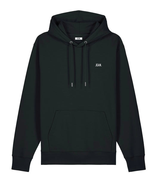 Hoodie met basic logo - Zwart