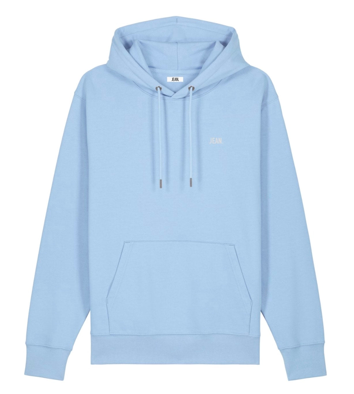 Hoodie met basic logo - Lichtblauw