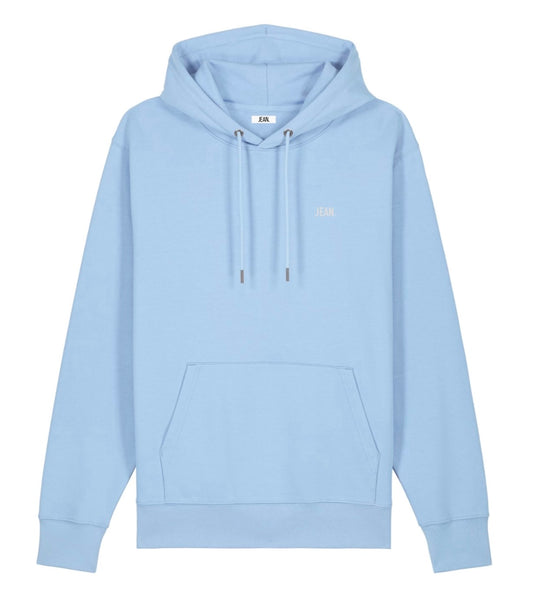 Hoodie met basic logo - Lichtblauw