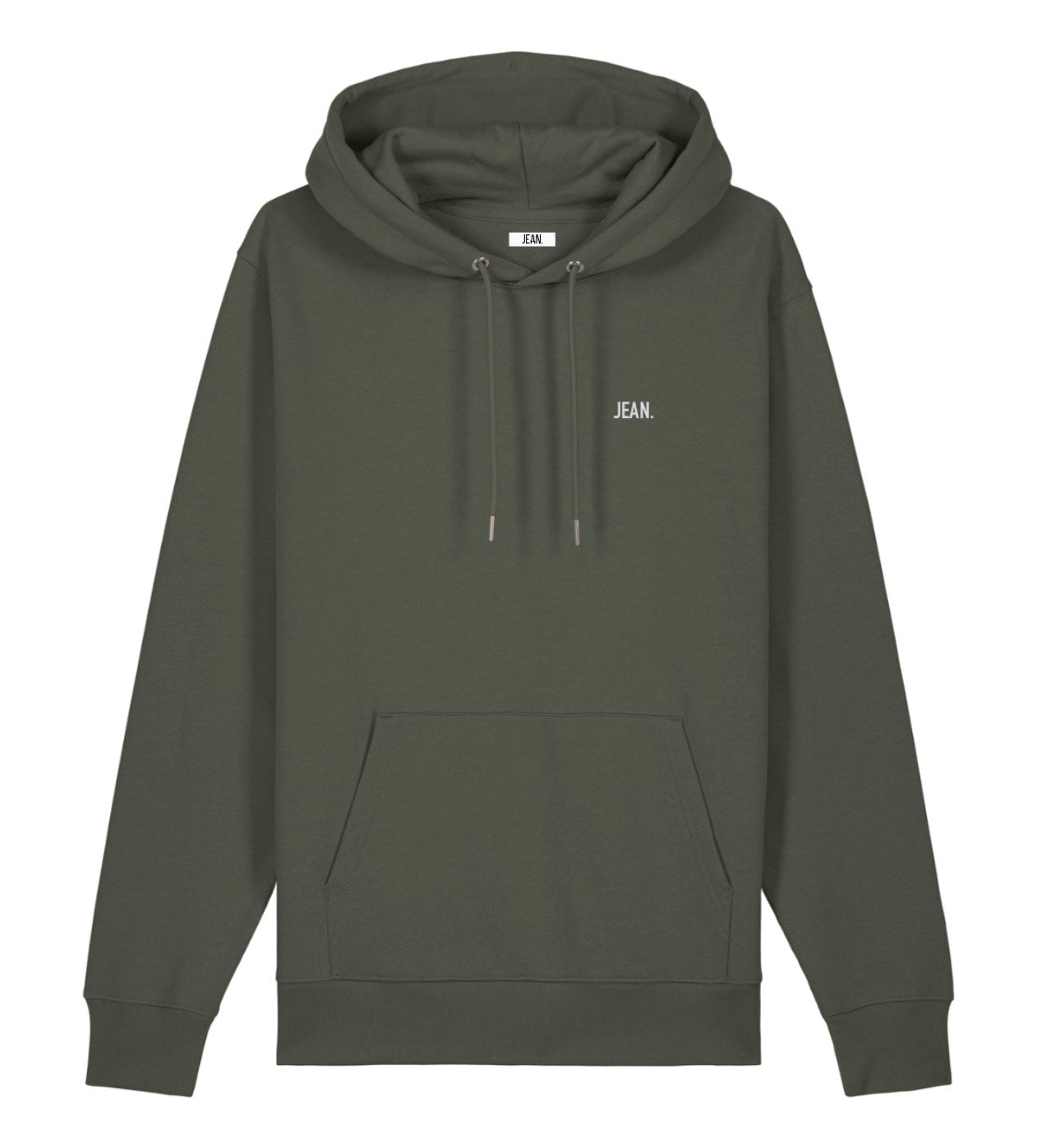 Hoodie met basic logo - Khaki