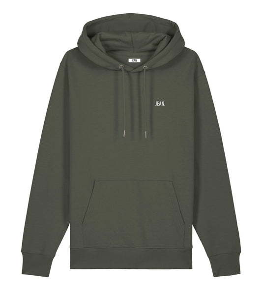 Hoodie met basic logo - Khaki