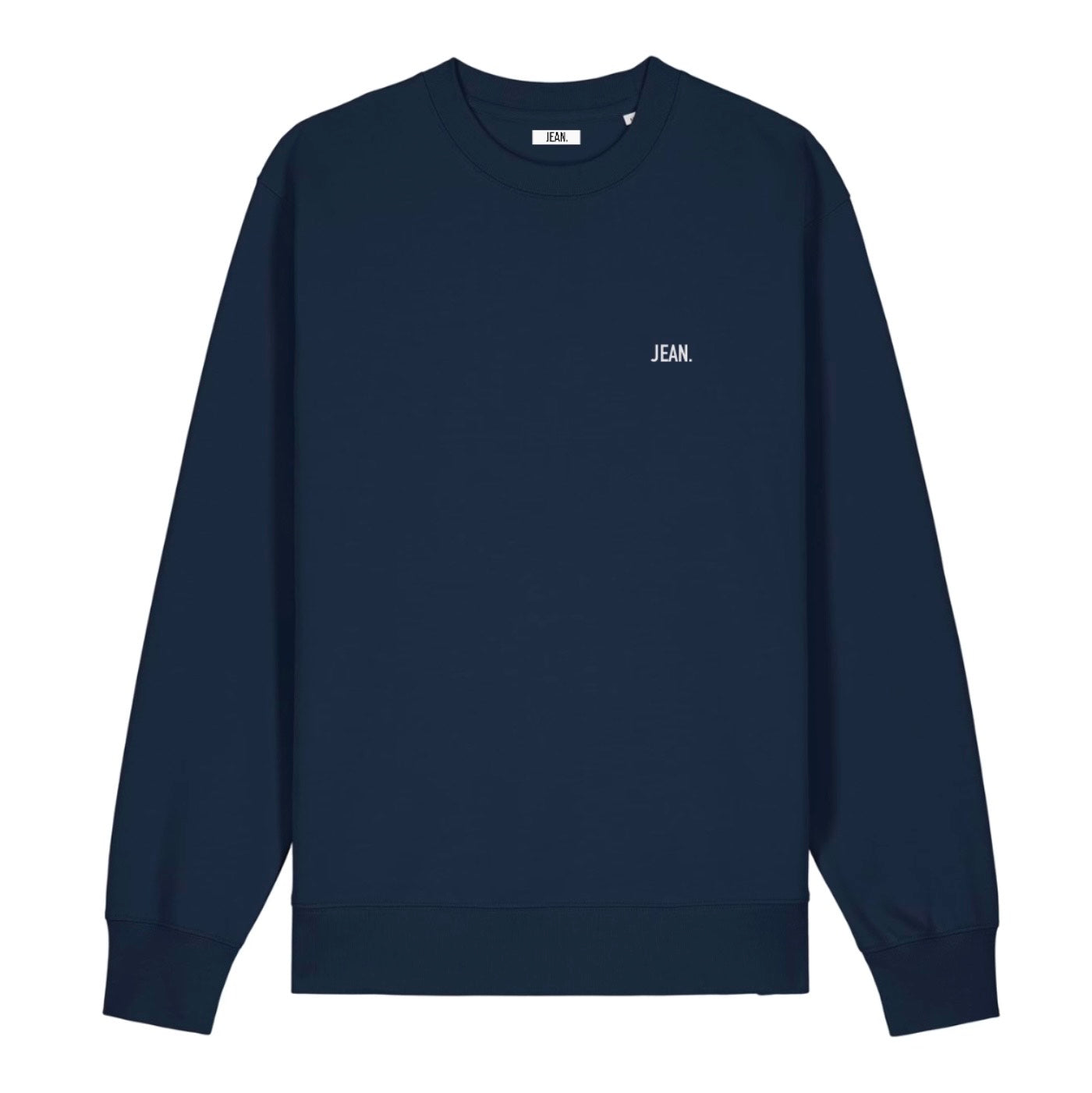 Sweater met basic logo - Donkerblauw