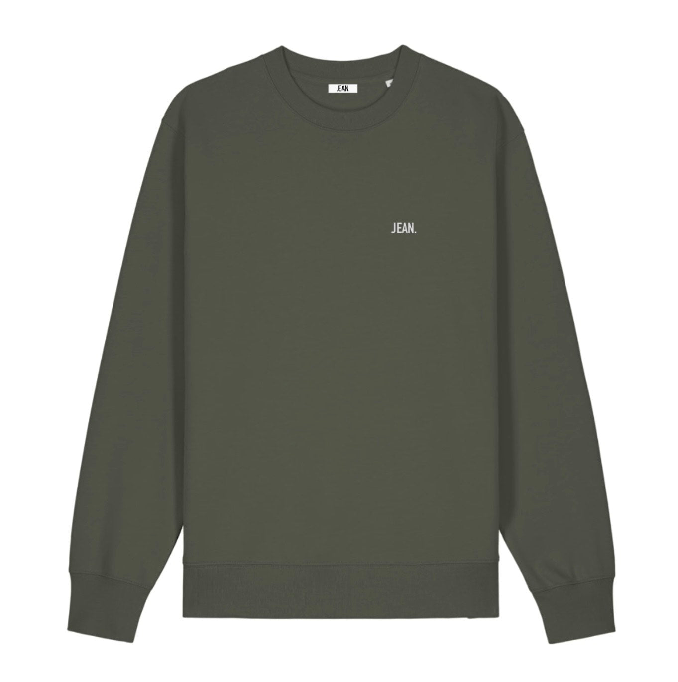 Sweater met basic logo - Khaki