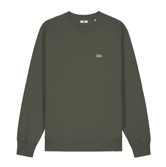 Sweater met basic logo - Khaki