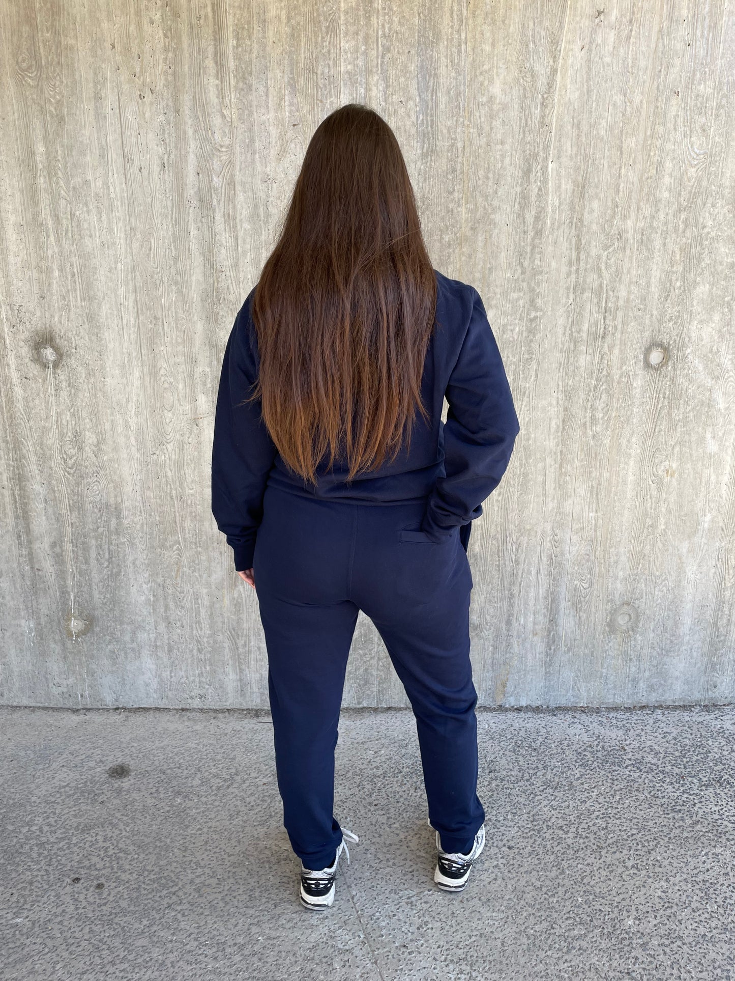 Trainingsbroek met basic logo - Donkerblauw