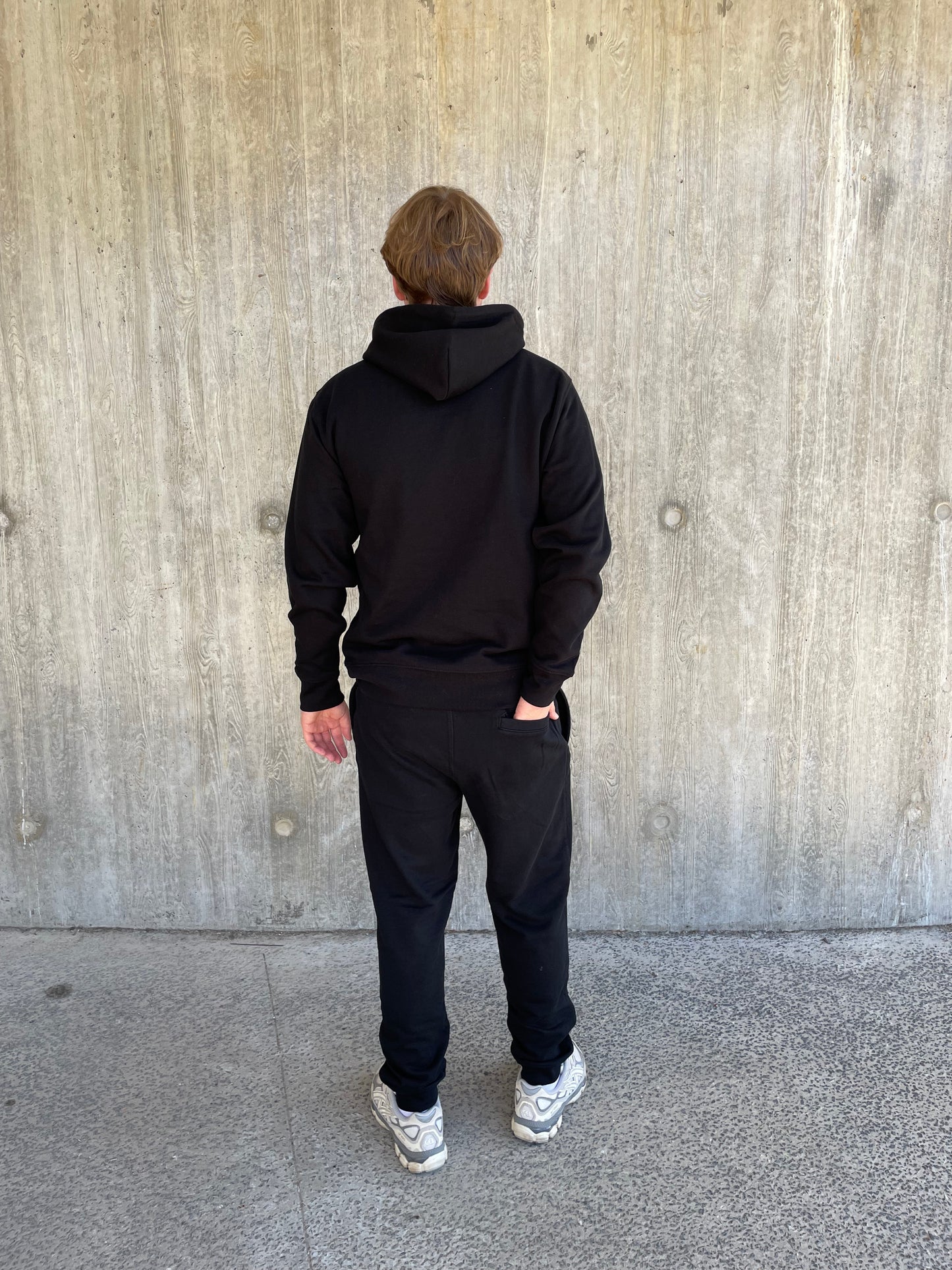 Trainingspak met hoodie - Zwart