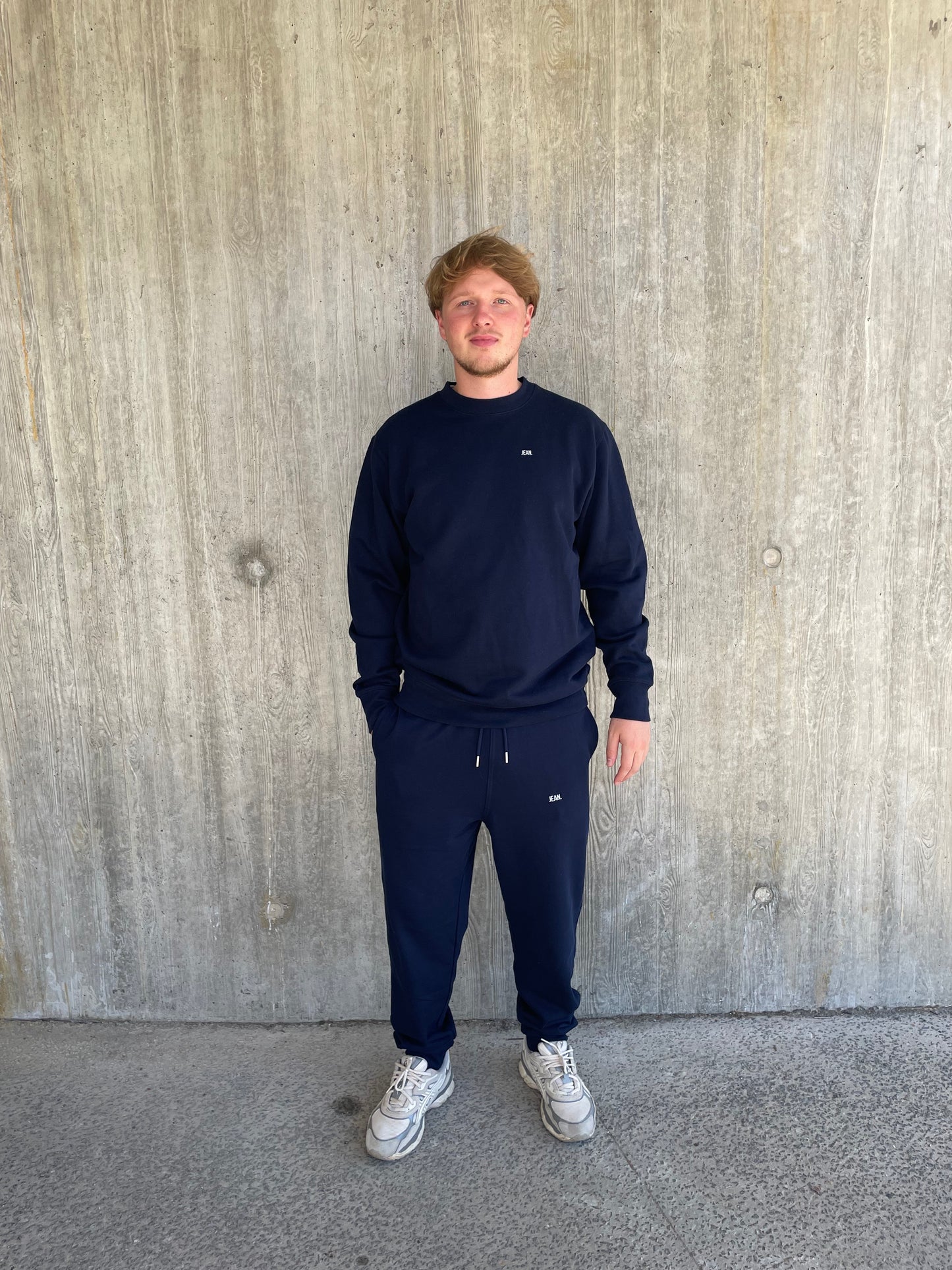 Trainingsbroek met basic logo - Donkerblauw