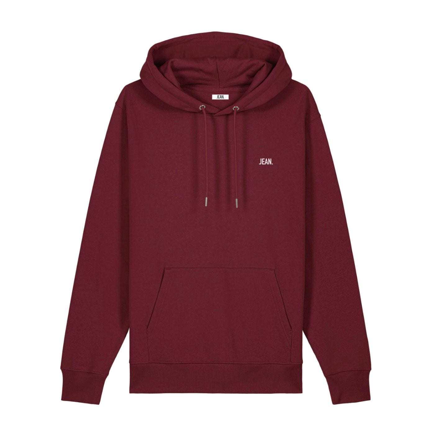 Hoodie met basic logo - Burgundy