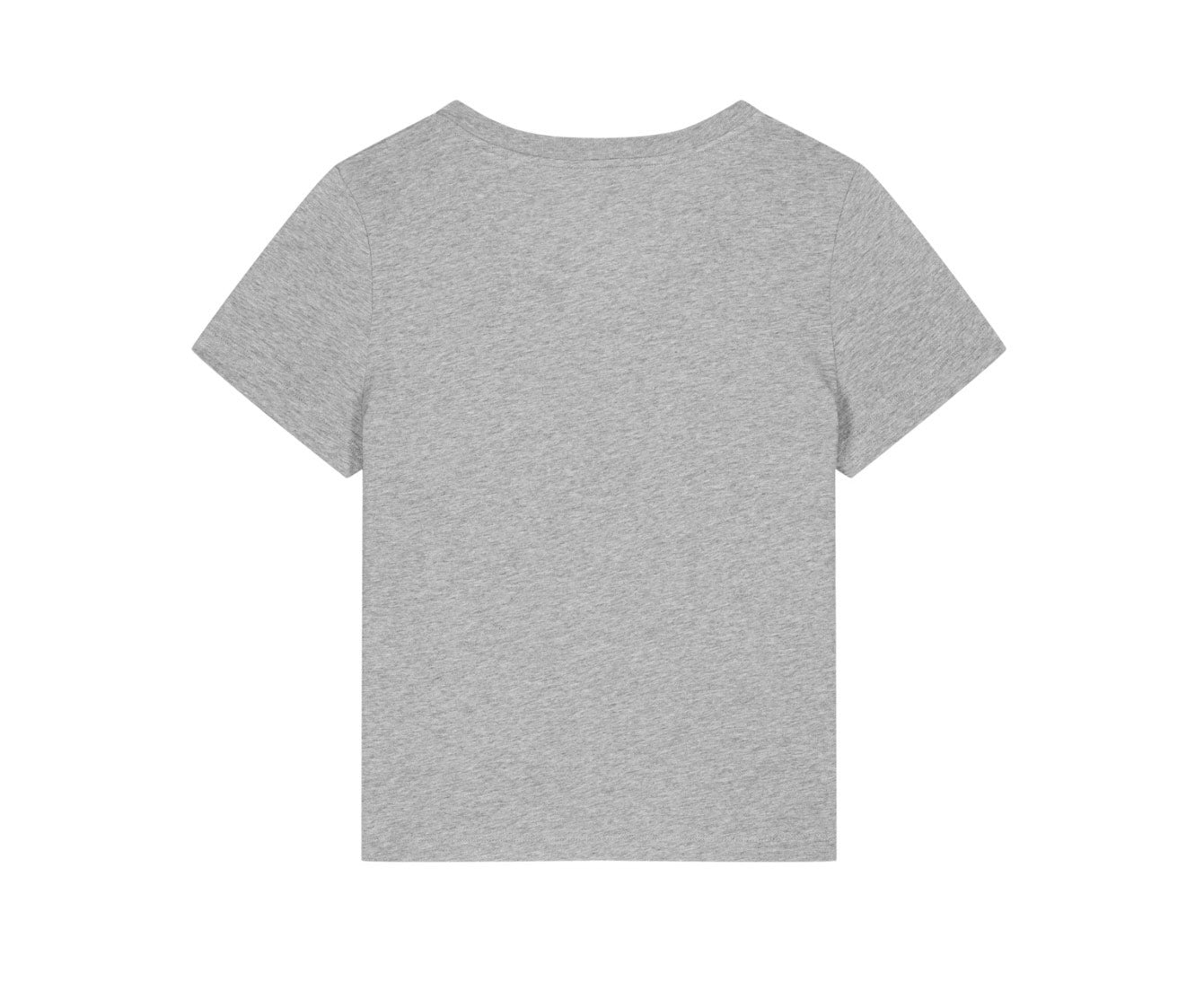 V-hals basic logo - Grijs