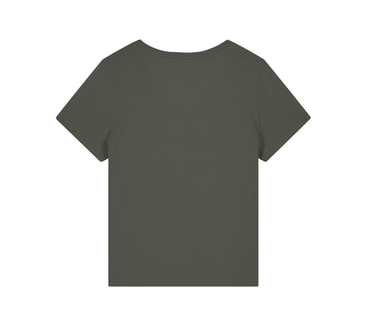 V-hals basic logo - Khaki