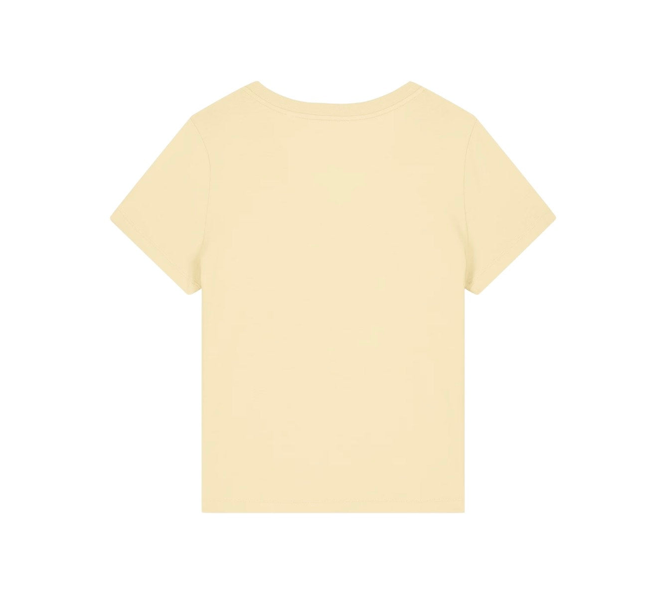 V-hals basic logo - Geel