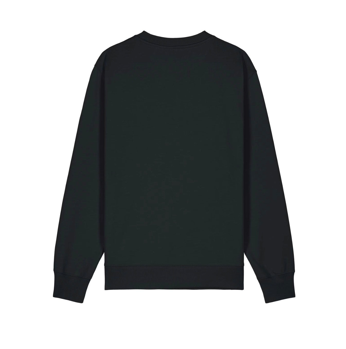 Sweater met basic logo - Zwart