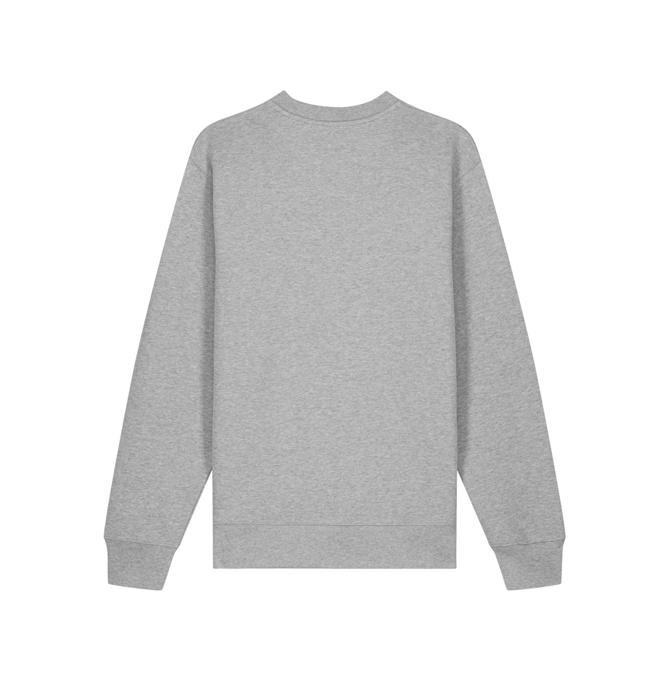 Sweater met basic logo - Grijs