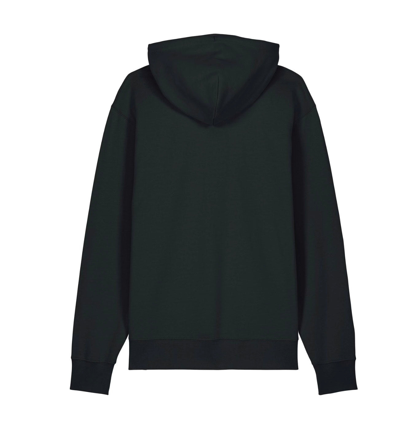Hoodie met basic logo - Zwart