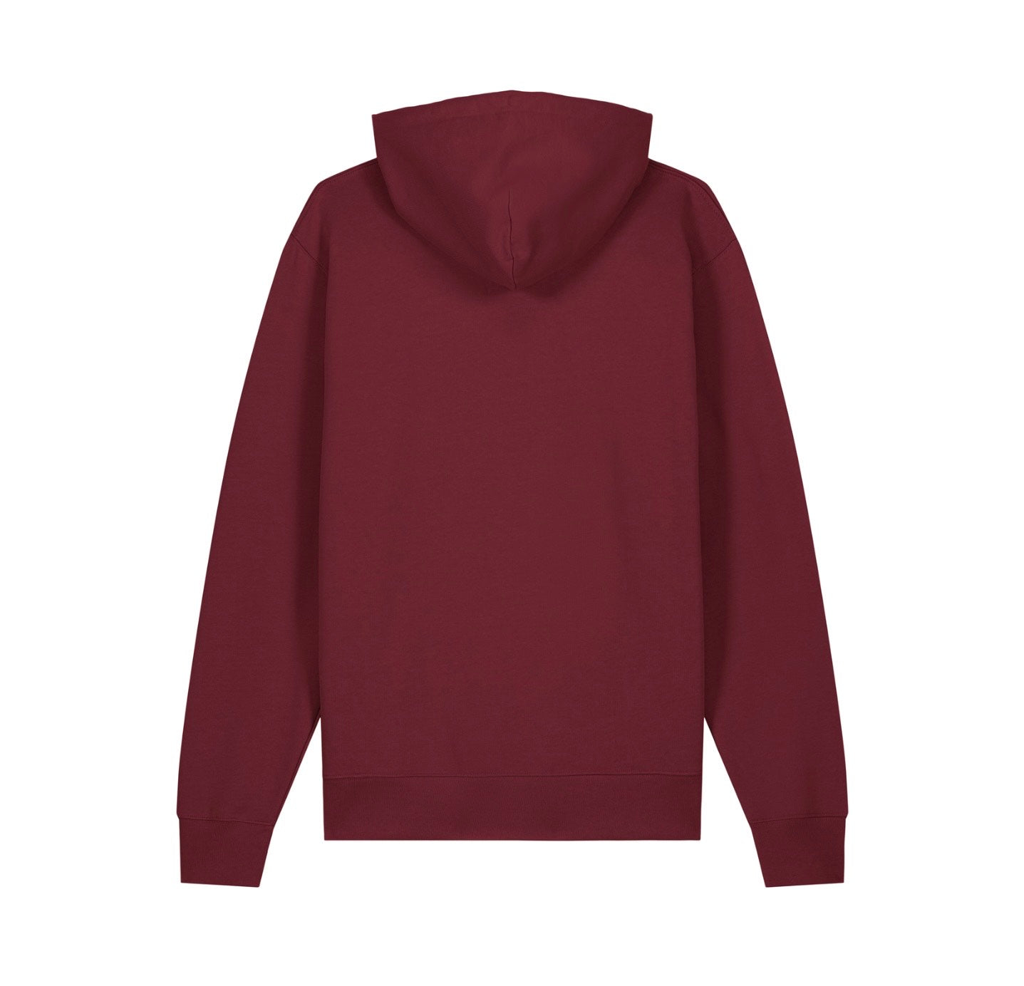 Hoodie met basic logo - Burgundy