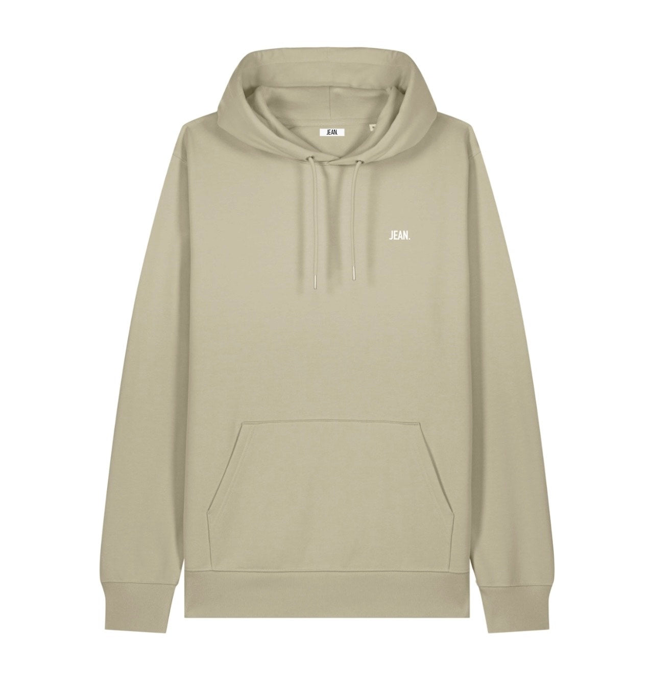 Hoodie met basic logo - Beige