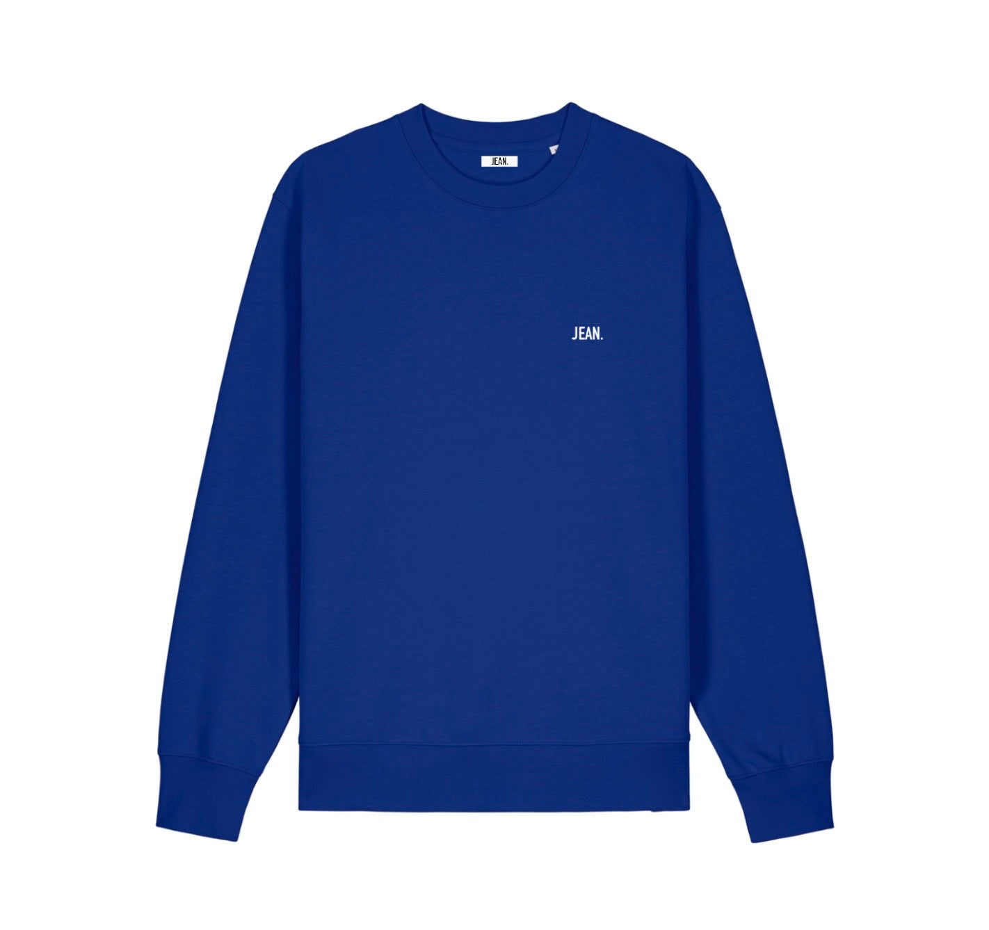 Sweater met basic logo - Fel blauw