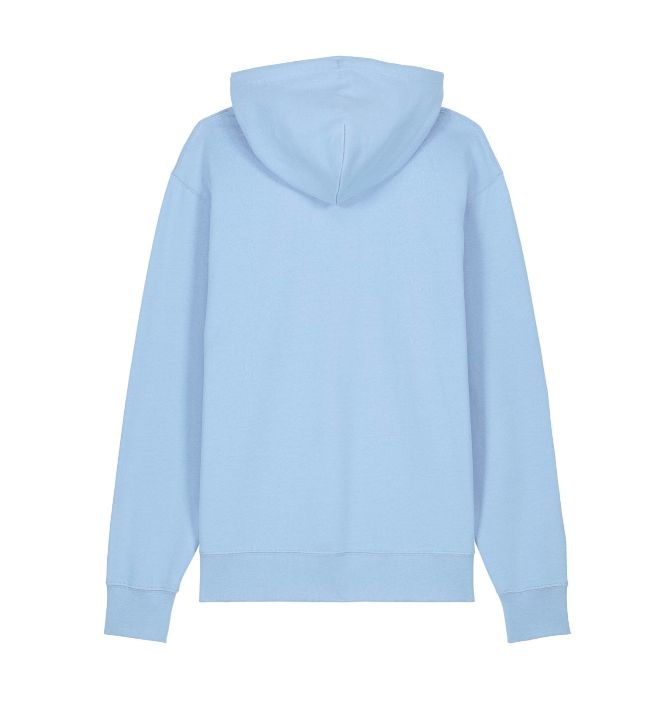 Hoodie met basic logo - Lichtblauw
