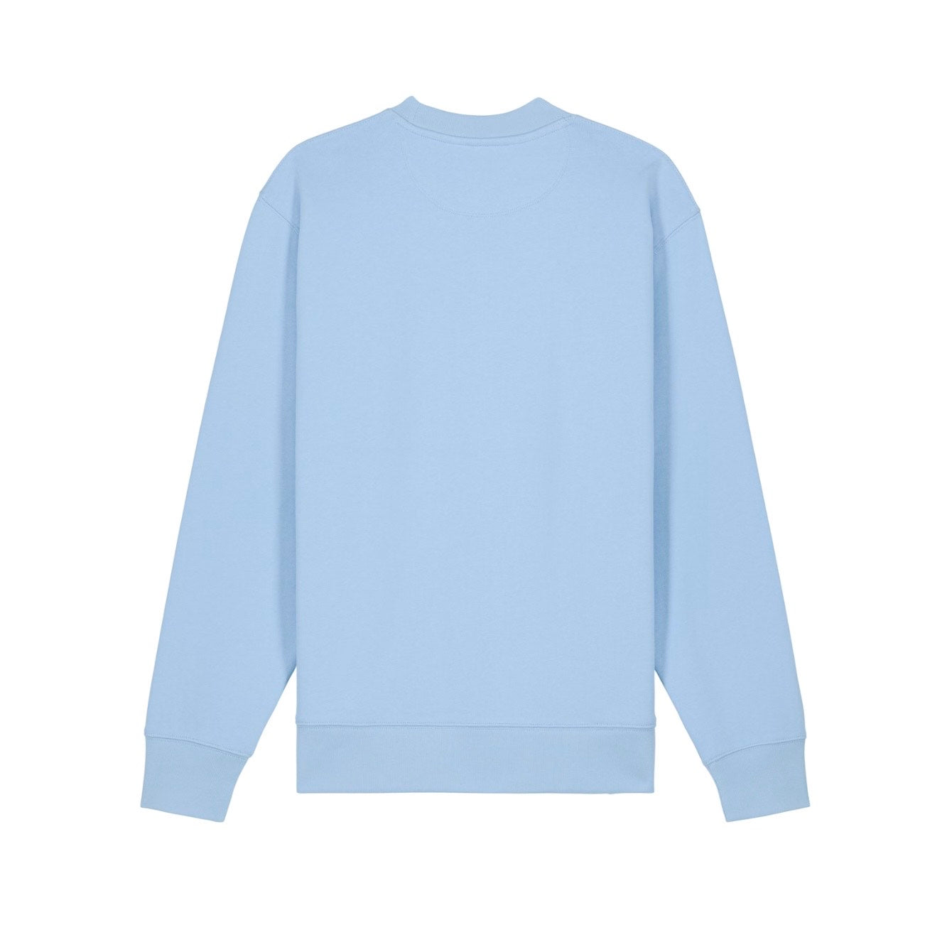 Sweater met basic logo - Lichtblauw