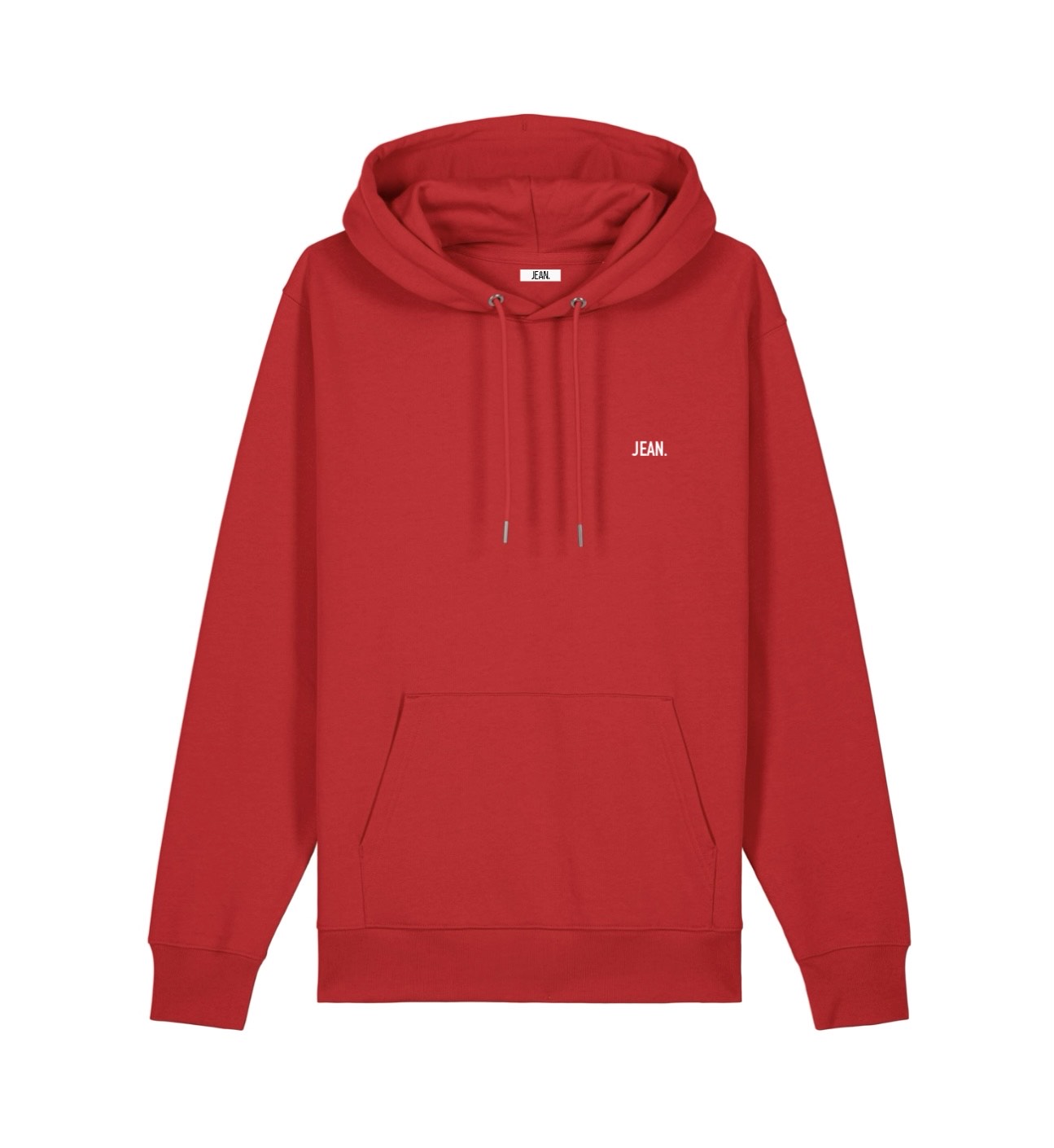 Hoodie met basic logo - Rood