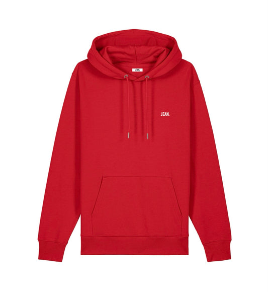 Hoodie met basic logo - Rood