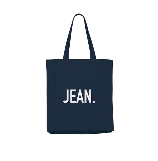 Tote bag met basic logo - Donkerblauw