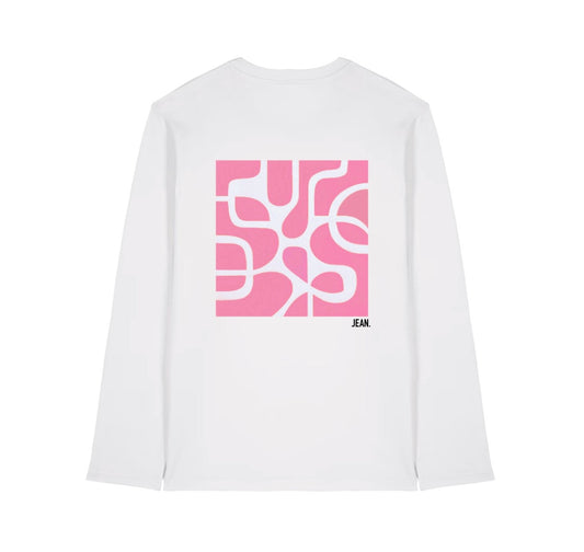 Longsleeve met roze design