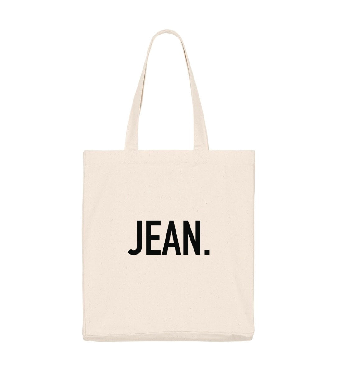 Tote Bag met basic logo - Naturel