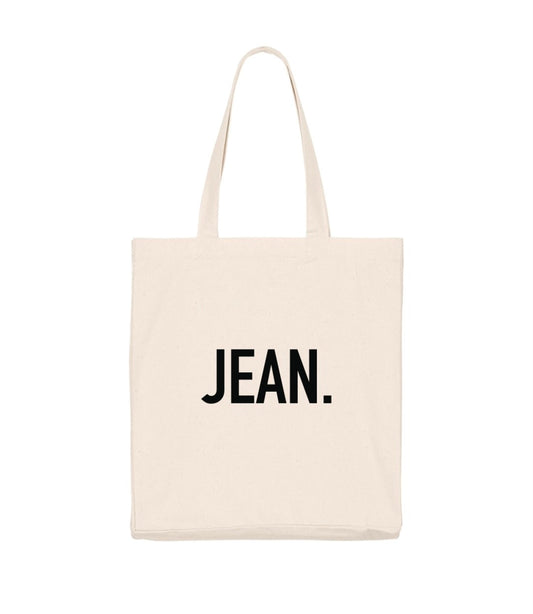 Tote Bag met basic logo - Naturel