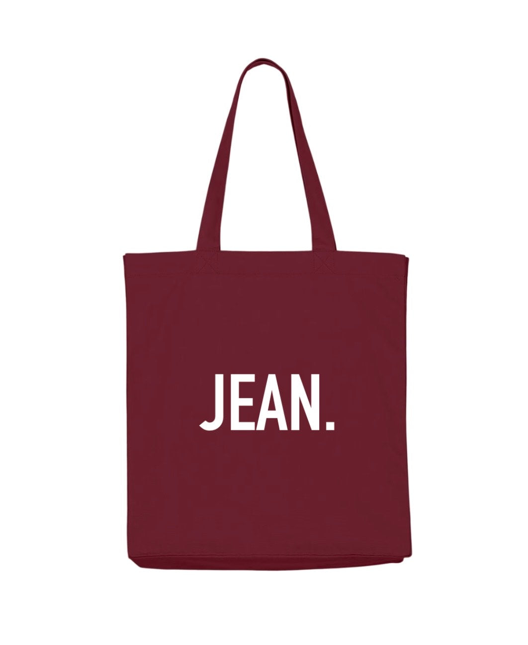 Tote Bag met basic logo - Burgundy