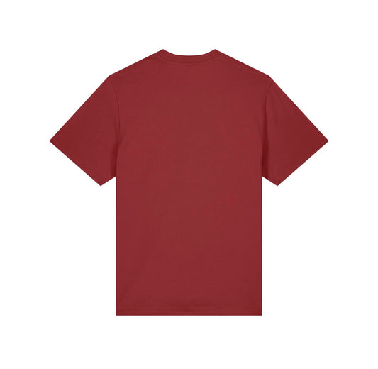 T-shirt met groot logo - Rood