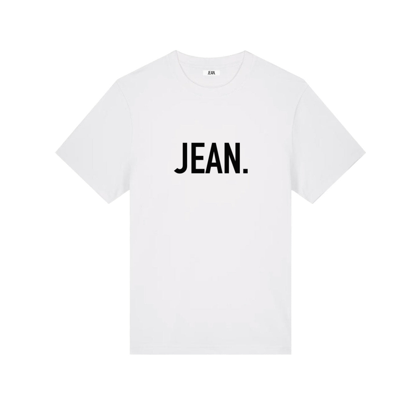T-shirt met groot logo - Wit