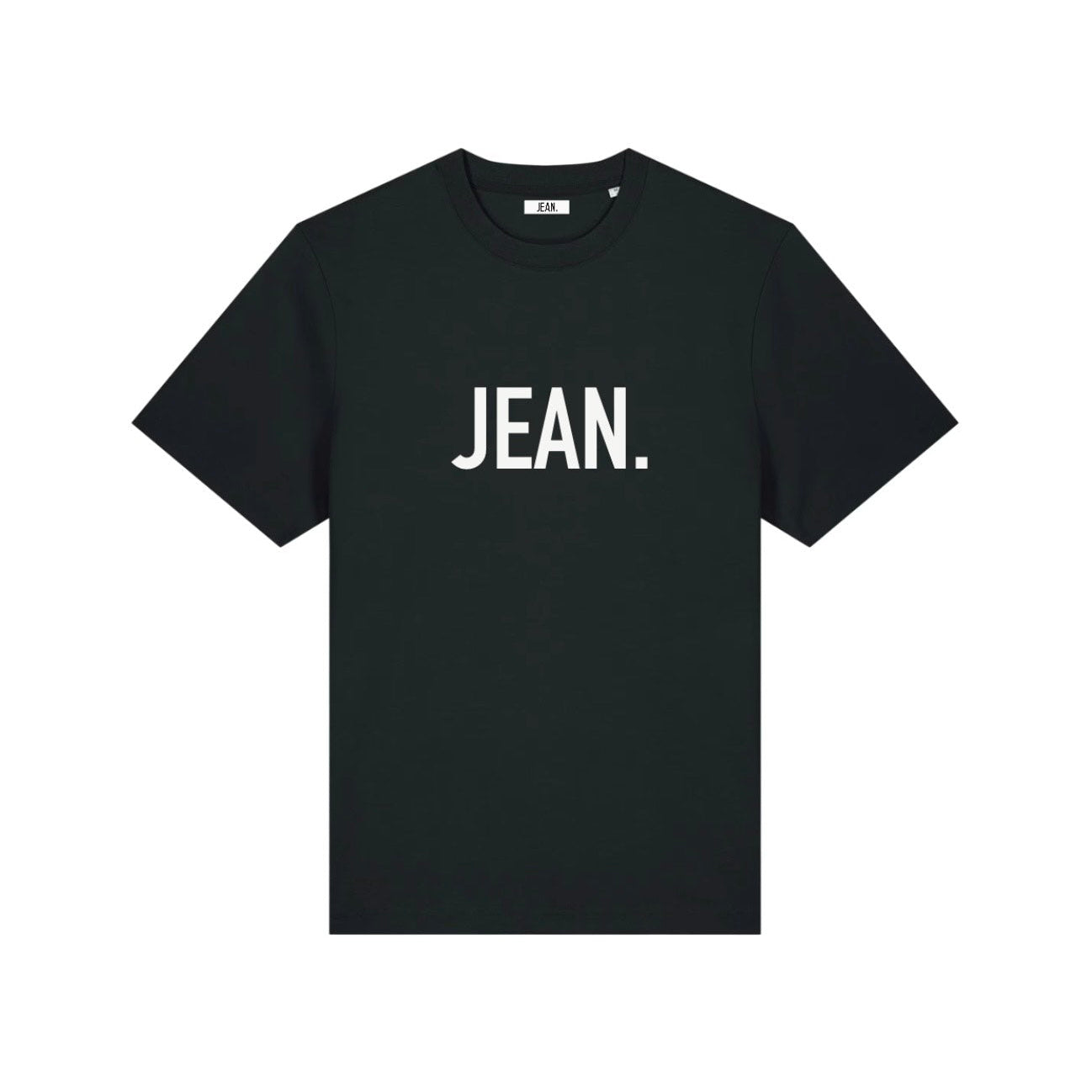 T-shirt met groot logo - Zwart