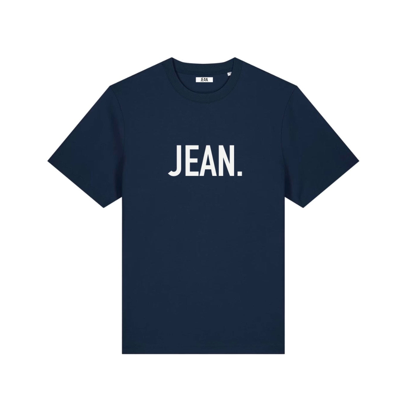 T-shirt met groot logo - Donkerblauw
