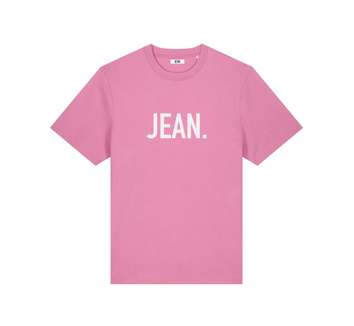 T-shirt met groot logo - Roze