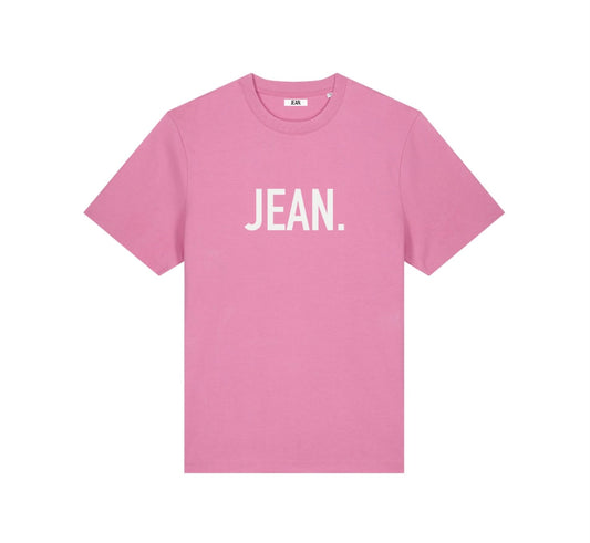 T-shirt met groot logo - Roze